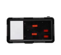 Ejoyous Coque de Téléphone de Plongée en TPU IP68, 15 M, Fenêtre Transparente, Obturateur de Volume pour Plongée en Apnée, Natation, Photo et Vidéo pour et S25 S24 S23 Ultra (Noir et Orange)