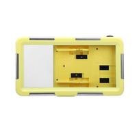 Ejoyous Coque de Téléphone de Plongée en TPU IP68, 15 M, Fenêtre Transparente, Obturateur de Volume pour Plongée en Apnée, Natation, Photo et Vidéo pour et S25 S24 S23 Ultra (Jaune et Noir)