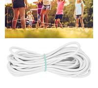 Ejoyous Corde élastique Ronde de 7 Mm Cordon élastique en Fibre de Polypropylène Blanc 10 M Forte élasticité Facile à Couper pour la Couture Corde à Sauter DIY Utilisation de Antichoc