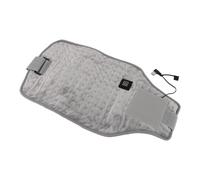Ejoyous Coussin Chauffant USB en Polyester avec Température Réglable, Chauffage Rapide pour la Taille, le Cou, le Genou, à la Maison, au Bureau, en Voyage, en Camping (Gris clair)