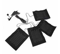 Ejoyous Coussins Chauffants électriques USB, Feuille Chauffante en Tissu Doux, Coussin de Gilet Chaud Imperméable pour les Activités de Plein Air, Réglable de 45 °F à 149 °F pour le Camping et les