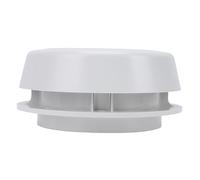 Ejoyous Couvercle d'aération d'égout de Toit de Camping-car, Style Champignon, Capuchon de Ventilateur de Plomberie Blanc pour Remorques et Camping-cars, Diamètre de 6 Pouces avec Intérieure