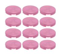 Ejoyous Couvercle de Bouton Poussoir de Jeu d', Couvercle de Bouton d' avec Finition Givrée, Mini Ajustement 12 Pièces pour Commutateurs Croisés (PINK)