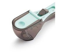 Ejoyous Cuillère à Mesurer, Cuillères à Mesurer en Plastique en PP ABS TPR, Double échelle Réglable pour la Farine et l'assaisonnement, Cuillères à de Cuisine Antiadhésives Résistantes à la Chaleur