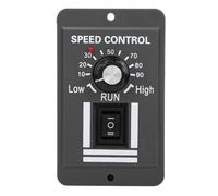 Ejoyous DC Brush Motor Speed Controller Electric Motor Speed Controller Regulator PWM 12V-60V 20A with Forward Reverse Stop Knob Control for DC Brush