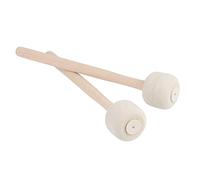 Ejoyous de Grosse Caisse, 2Pcs Mailloches à Manche en Bois Tête en Feutre de Laine Professionnelles pour Instruments à Percussion Batterie Pratique de Groupe
