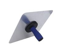 Ejoyous de Plâtre en Aluminium, Support de Panneau de Mortier de 30 X 30 Cm avec Poignée Souple en Caoutchouc, Plateau en Aluminium de 300 X 300 Mm, Outil à Main Ergonomique pour Application de