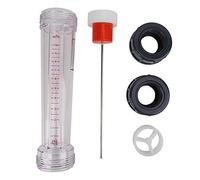 Ejoyous Débitmètre de Liquide de Type Tube en Plastique LZS-40(D), Débitmètre de Fluide, Plage 1-10 M³/H, Panneau Transparent ABS, pour Diverses Mesures de Liquides