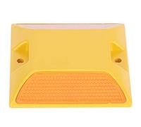 Ejoyous Des Réflecteurs Routiers en Plastique Jaune avec une Doublure Réfléchissante de Haute qualité Se Démarquent dans Toutes les Conditions Météorologiques pour un Marquage Clair Des Routes.