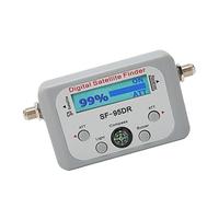 Ejoyous Détecteur de Satellite Numérique, Compteur de Signal Satellite, Buzzer électronique, Rétroéclairage 950 à 2150 MHz, Affichage Clair avec Boussole pour l'extérieur