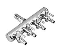 Ejoyous Diffuseur d'air d'aquarium - Pour pompe à air de 4/8 mm (tête de séparateur à quatre trous de 8 à 4 mm)