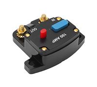 Ejoyous Disjoncteur Audio de Voiture, Support en Ligne de Fusible à Réinitialisation Manuelle, Protection contre les Courants élevés pour les Systèmes Audio, les Bateaux, les Camions et les (100A)