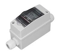 Ejoyous Disjoncteur DC PA66 2P Disjoncteur 40 A 1000 V IP65 6KA avec Fenêtre Transparente Interrupteur Isolateur DC Modulaire pour Système Solaire Photovoltaïque RV Hors Réseau