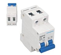 Ejoyous Disjoncteur Miniature DC Disjoncteur ABS 2P DC 400 V 6KA Protection contre les Surcharges et les Courts-circuits Interrupteur d'air pour Panneaux Solaires Photovoltaïques, Réseaux et