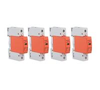 Ejoyous Dispositif de Protection Contre Les Surtensions PC Protecteur de Surtension sur Rail DIN 1P AC 420V Fenêtre d'état Visible Montage Modulaire Coque Ignifuge pour Utilisation dans Une Boîte