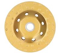 Ejoyous Disque de Meulage Diamant doré, Disque de Meulage pour Bol en Diamant, Conception à Double Rangée de 125 Mm, Action de Tranchante, Longue Durée de Vie pour les Tâches de Polissage et de Coupe