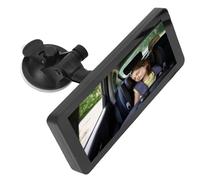 Ejoyous Double Caméra de Voiture pour bébé, Moniteur de Rétroviseur de Caméra de Voiture, Double Caméra à écran partagé HD de 6,86 Pouces avec Nocturne à 0 Retard pour Voitures, SUV,