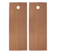 Ejoyous Draps de Lit de Salon, Housse en Polyester Doux, Draps de Table de Massage Résistants à l'huile, 78,7 X 29,5 Pouces pour Salon de beauté et Spa (Café profond)
