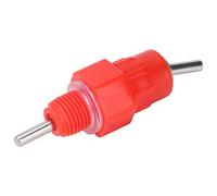 Ejoyous Drinker à Eau de Poulet, 50pcs 304 en Acier Inoxydable, Buveur de Bétail à 360 ° pour Les Fermes avec des Tuyaux en PVC ou PPR de 2,5 Cm, Une Ouverture/Fermeture Sensible, Une Décharge