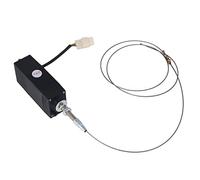 Ejoyous Électrovanne de Moteur ABS en Acier Inoxydable, électrovanne d'arrêt de Générateur, Course de 80 Mm, Force de Traction 600 N, Contrôleur d'accélérateur électrique pour Contrôle 'arrêt du