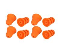 Ejoyous Embouts de Remplacement, Embouts Auriculaires en Silicone Orange à 3 Couches, Réduction du Bruit Confortable, écouteurs à Trou Intérieur de 2,0 Mm à 3,5 Mm, Se535