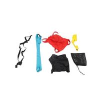 Ejoyous Ensemble de Ceinture de Parachute de Natation, 3 Tailles 20 Cm 30 Cm 40, Parachute de Traînée en Nylon pour L'entraînement, avec Boucles en Plastique et Pochette à Cordon (Blue)