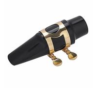 Ejoyous Ensemble d'embouts de Saxophone Alto, Embout de Saxophone en ABS avec Capuchon et Fermoir en Métal, Remplacement Portable de 10,5 Cm avec 2 Coussinets pour les étudiants en Pratique et le Jeu