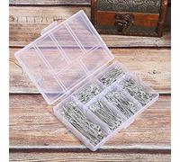 Ejoyous Épingles de sûreté, Acier nickelé Haute Résistance, Assortiment de 250 Paquets pour Coudre des Vêtements, Quilting, Fabrication de Bijoux