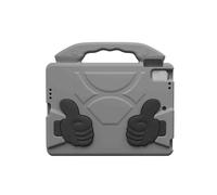 Ejoyous Étui de Protection Antichoc en EVA pour 9,7 Pouces, Housse de Protection avec Poignée Rotative, Support Détachable et Lavable pour Air 1 2 Pro 9.7 Nouvel 5e 8e Génération (Gray)