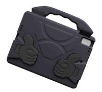 Ejoyous Étui de Protection Antichoc en EVA pour 9,7 Pouces, Housse de Protection avec Poignée Rotative, Support Détachable et Lavable pour Air 1 2 Pro 9.7 Nouvel 5e 8e Génération (Black)