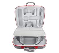Ejoyous EVA Console de Jeux Sac à Épaule, Gris Rouge | Rangement d\'anneau de Fitness, support de Base hôte , poignées Pro compatibles, coque résistante à l\'usure, sac à main de