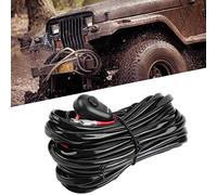 Ejoyous Faire de Câblage de Voiture Kit de Câblage électrique Auto Fravant du Câble de Véhicule avec Relais et Courant élevé pour 300W LED Light Bart Batterie Connexion (Une traînée et une traînée