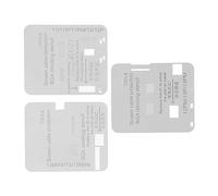 Ejoyous Filet de Protection de Câble d'écran en Acier Inoxydable, Pochoir de Protection IC de Câble d'écran LCD pour Série 11 12 13, Aide au Transfert de Puce, 10 Options de Modèle pour les