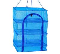 Ejoyous Filet de Séchage Pliable, Séchoir Suspendu en PE avec Fermeture éclair et Couvercle Inférieur, Filet de Séchage Pliable pour Poissons, Légumes, Fruits, Herbes, dans la Cuisine, la Cour, Le