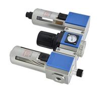 Ejoyous Filtre Régulateur Lubrificateur D'Air Comprimé 40 Microns 0,9 MPa | Séparateur Eau- en Alliage D'aluminium, Outils Pneumatiques, Orifices PT1/4 PT3/8 PT1/2, Vidange Manuelle et automatique.