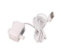 Ejoyous Fontaine à Eau pour Animaux Pompe, Pompe DC sans Balais 5V USB avec Bouton de Réglage du Débit d'eau, Silencieuse, Long Câble 148,5 Cm, pour Abreuvoir à Chat