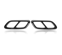 Ejoyous Garniture de Couvercle de Silencieux d'échappement, Garniture de Tuyau d'échappement en Plastique ABS pour W206 2021 Up, Mise à Niveau élégante pour Les Tuyaux 'échappement (Noir