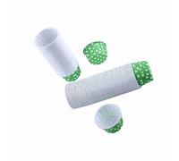 Ejoyous Gâteau en Papier, Caissettes à Muffins Légères et Sécurisées, Cuisine épaisse Résistante aux Odeurs pour un Usage Quotidien (Pois verts)