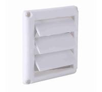 Ejoyous Grille D'aération 15 X 15 Cm Blanche Moustiquaire Durable (*15cm) | Ouvertures de Plafond, Murs Extérieurs, Plastique Résistant à la Corrosion, Usage Résidentiel, Grillage Anti-nuisibles,