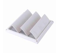 Ejoyous Grille D'aération 15 X 15 Cm Blanche Moustiquaire Durable (20*20CM) | Ouvertures de Plafond, Murs Extérieurs, Plastique Résistant à la Corrosion, Usage Résidentiel, Grillage Anti-nuisibles,