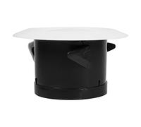 Ejoyous Grille de Ventilation Ajustable Ronde en Plastique, Diffuseur de Plafond, Couvercle de Conduit, 100 mm