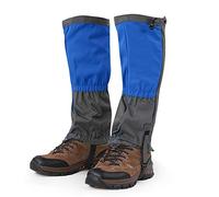 Ejoyous Guêtres de Randonnée, 1 Paire de Jambières Imperméables pour L'extérieur, Guêtres de Neige, Chaussures d'escalade, Couverture Réglable, Randonnée, Escalade, Chasse, Cyclisme (Bleu)