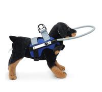 Ejoyous Harnais Halo Protecteur pour Chiens Aveugles, Collier Halo Anti-Collision Harnais Guide Réglable avec Effet Réfléchissant Aide à (M Diamètre 33 cm/13,0 Pouces (pour 11 à 18 kg)