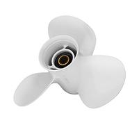 Ejoyous Hélice de Moteur Hors-Bord 11 1/8 X13-G, 3 Pales en Aluminium, Haute Performance, Installation Facile pour Les Amateurs de Navigation de Plaisance