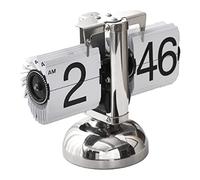 Ejoyous Horloge de Bureau à Bascule Rétro, Horloge de Table Numérique Mécanique Rabattable