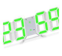 Ejoyous Horloge Murale LED 3D, 12,5x12,5x1,8 Pouces (#2)