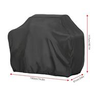 Ejoyous Housse de Barbecue, Tissu Oxford 210D Imperméable, Protection de Barbecue Toutes Saisons, Convient pour de Cour Extérieure de 58 X 77 Cm à 190 X 71 117 Cm. (190x71x117)