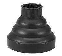 Ejoyous Housse pour Sèche-Cheveux, Diffuseur en Silicone, Conception Pliable, Protège les Cheveux des Dommages Causés par la Chaleur, adapté aux Voyages pour les Types de (BLACK)