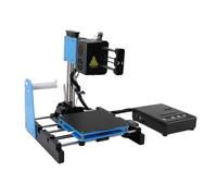 Ejoyous Imprimante 3D pour Enfants, Petite Imprimante 3D, Cadre ABS avec Taille de Construction 100 X 100 X Mm, PLA 1,75 Mm, Impression USB ou Carte, Buse 212 à 446 F, pour Débutants et (Prise UE)