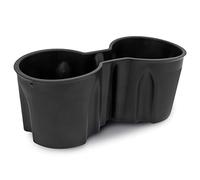 Ejoyous Insert porte-gobelet pour console centrale TES la M3 My 2020+, en caoutchouc noir, accessoires d'intérieur